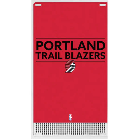 NBA Portland Trail Blazers Standard - Red Xbox Series S Console Skin